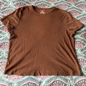 Women’s Jones New York Sport Brown TShirt Size Large